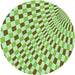 Square Machine Washable Transitional Light Green Rug in a Living Room, wshpat1616grn