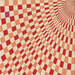 Round Machine Washable Transitional Orange Red Orange Rug, wshpat1616org