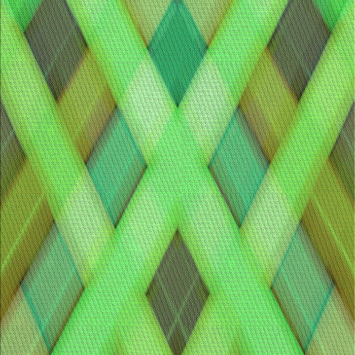 Machine Washable Transitional Emerald Green Rug, wshpat1617grn