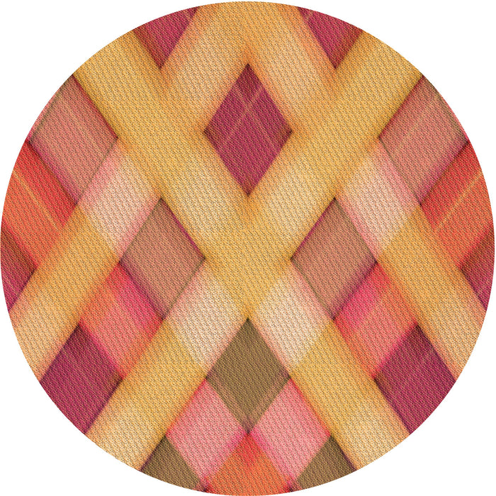 Square Machine Washable Transitional Orange Rug in a Living Room, wshpat1617org