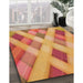 Machine Washable Transitional Orange Rug in a Family Room, wshpat1617org