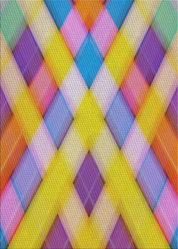 Patterned Raspberry Purple Abstract Machine Washable Rug, wshpat1617