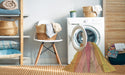 Machine Washable Transitional Orange Rug in a Washing Machine, wshpat1618brn