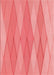 Machine Washable Transitional Light Coral Pink Rug, wshpat1618rd