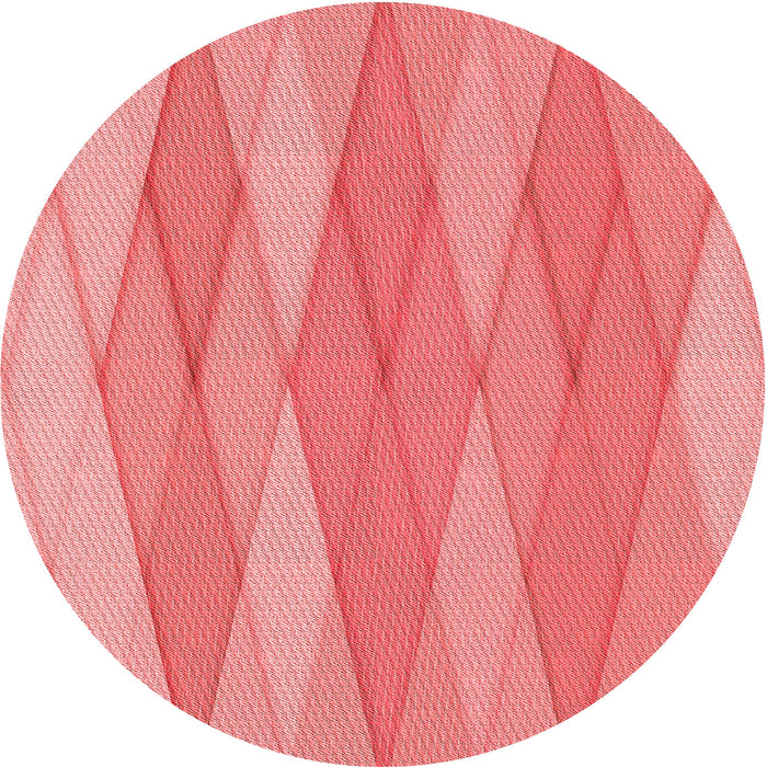 Square Machine Washable Transitional Light Coral Pink Rug in a Living Room, wshpat1618rd