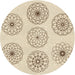 Square Patterned Peru Brown Rug, pat1619brn