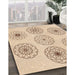 Patterned Peru Brown Rug in Family Room, pat1619org