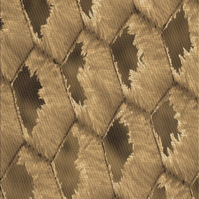 Patterned Saddle Brown Rug, pat162brn