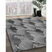 Patterned Gray Rug in Family Room, pat162gry