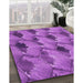 Machine Washable Transitional Purple Rug in a Family Room, wshpat162pur