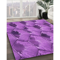 Patterned Purple Rug, pat162pur