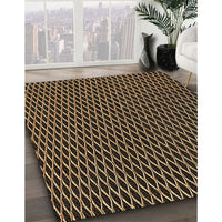 Patterned Bronze Brown Rug, pat1620brn