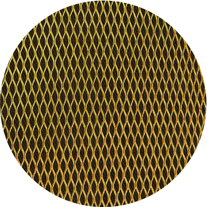 Square Machine Washable Transitional Caramel Brown Rug in a Living Room, wshpat1620yw