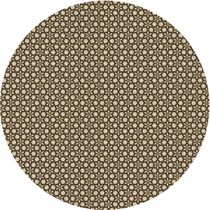 Square Machine Washable Transitional Brown Sugar Brown Rug in a Living Room, wshpat1621brn