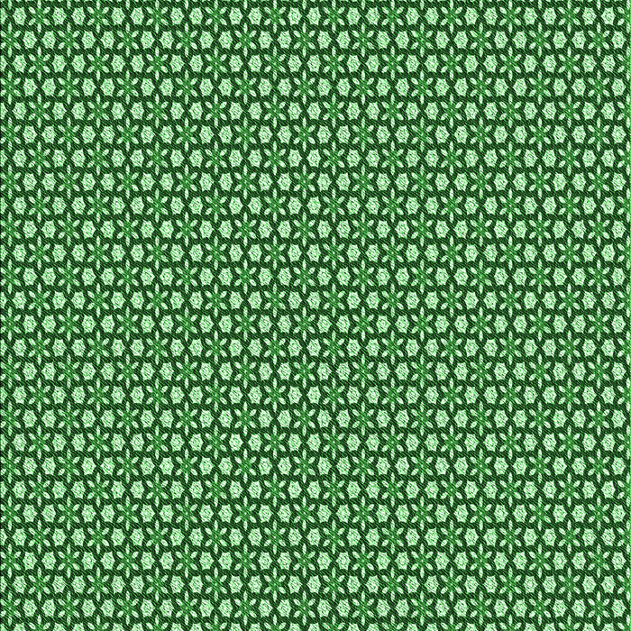 Machine Washable Transitional Deep Emerald Green Rug, wshpat1621grn