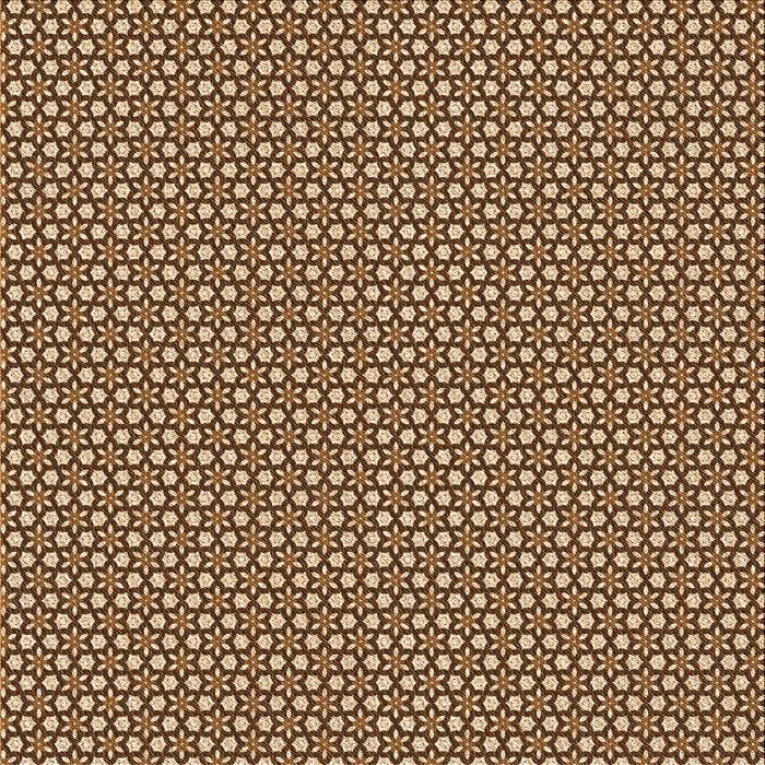 Round Patterned Red Brown Rug, pat1621org