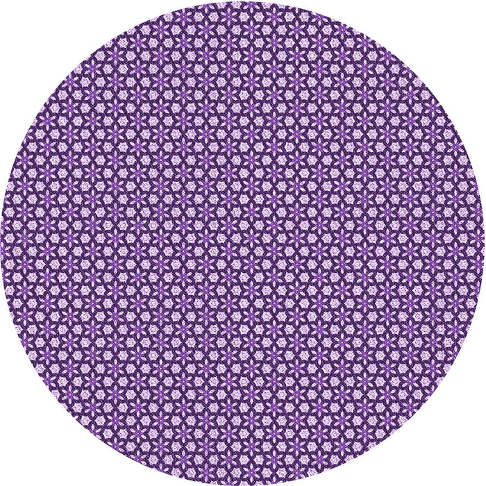 Square Machine Washable Transitional Bright Purple Rug in a Living Room, wshpat1621pur