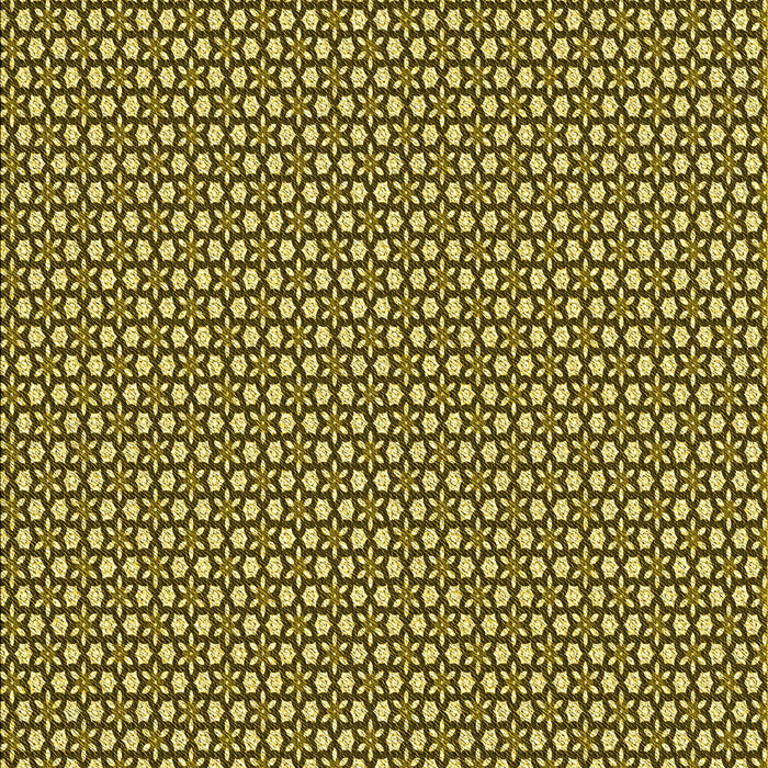 Patterned Metallic Gold Rug, pat1621yw