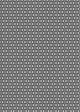 Patterned Silver Gray Novelty Rug, pat1621