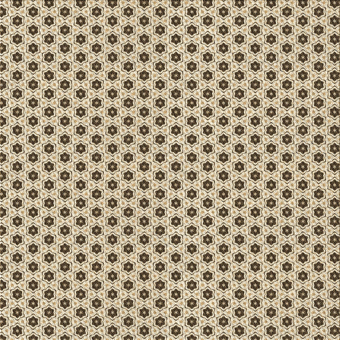 Round Patterned Red Brown Rug, pat1622brn