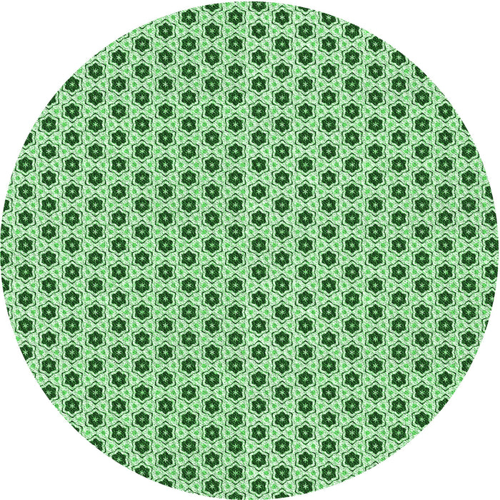 Square Machine Washable Transitional Pale Green Rug in a Living Room, wshpat1622grn