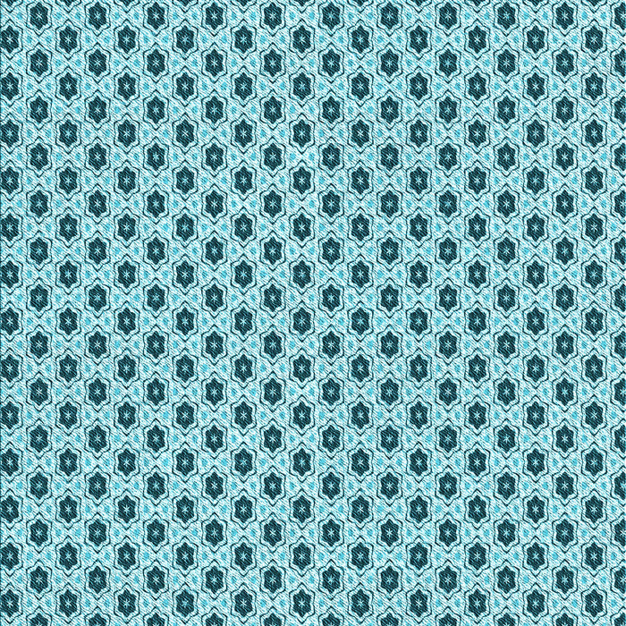 Patterned Dark Cyan Green Rug, pat1622lblu