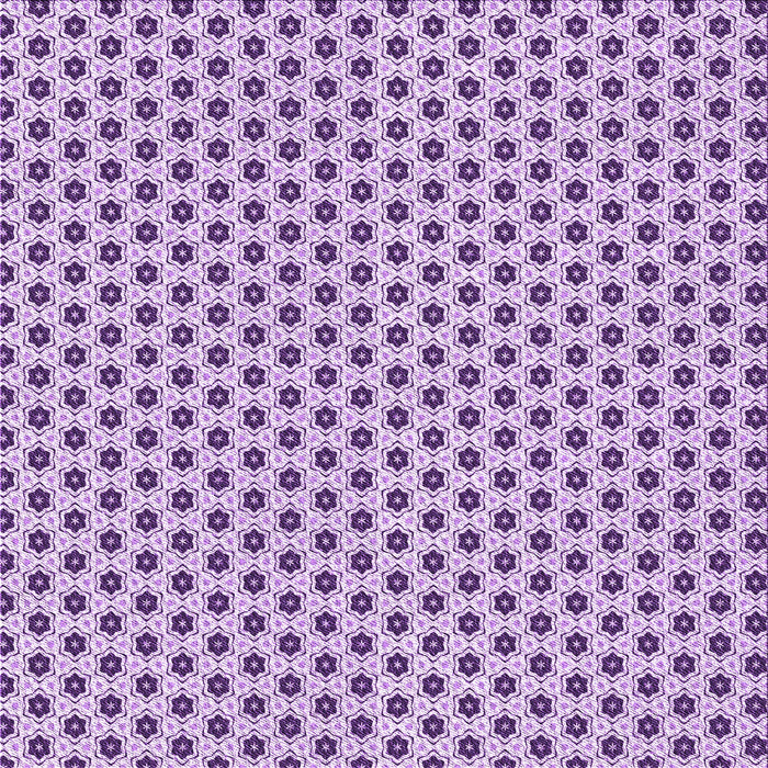 Round Patterned Blossom Pink Rug, pat1622pur