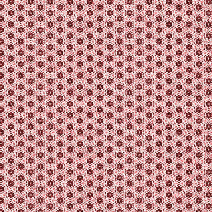 Round Machine Washable Transitional Red Rug, wshpat1622rd