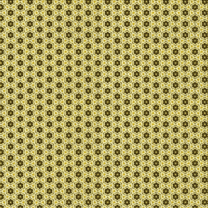 Round Patterned Oak Brown Rug, pat1622yw