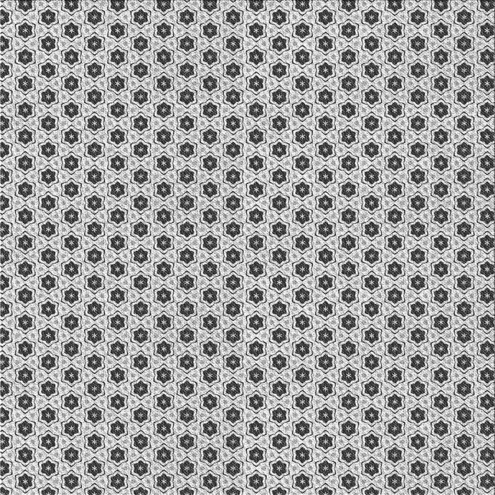 Square Patterned Platinum Gray Novelty Rug, pat1622