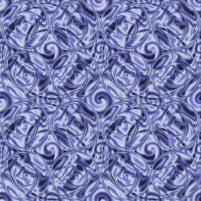 Round Machine Washable Transitional Jeans Blue Rug, wshpat1623blu