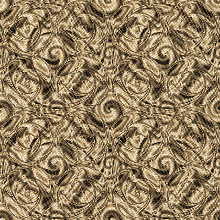 Round Patterned Brown Sand Brown Rug, pat1623brn