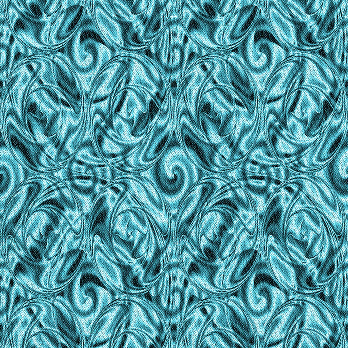 Patterned Teal Green Rug, pat1623lblu