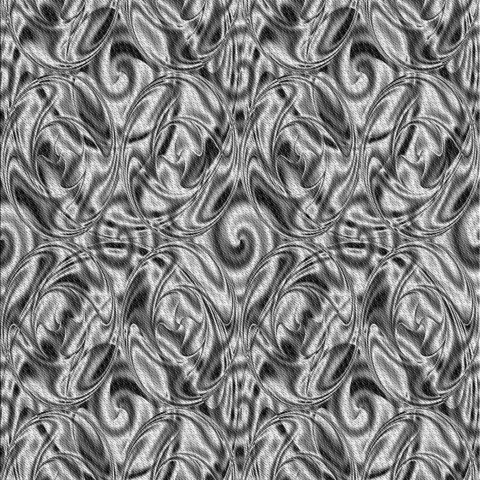 Patterned Light Black Novelty Rug, pat1623