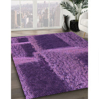 Patterned Purple Rug, pat1624pur