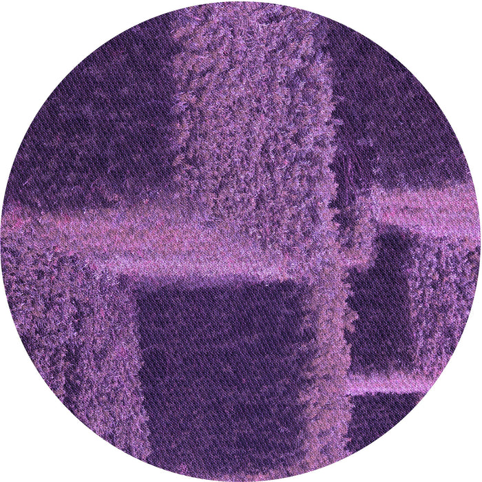 Square Patterned Purple Rug, pat1624pur