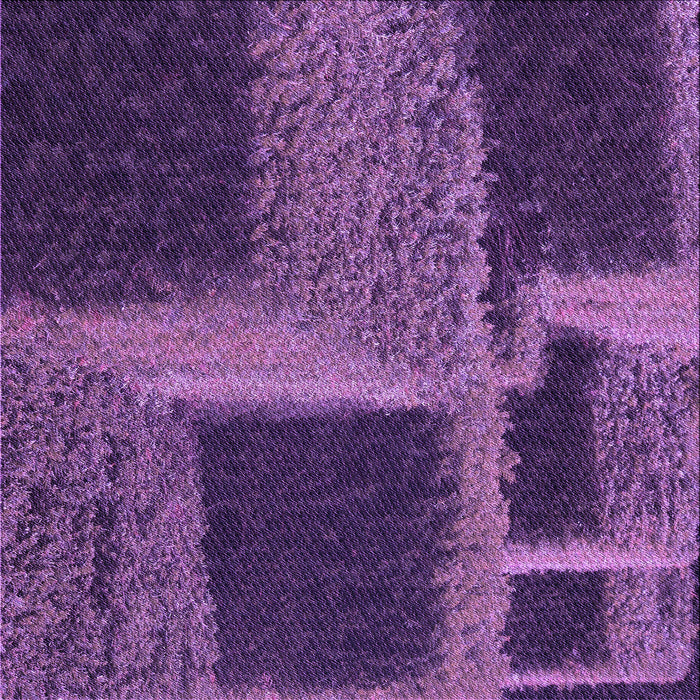 Round Patterned Purple Rug, pat1624pur