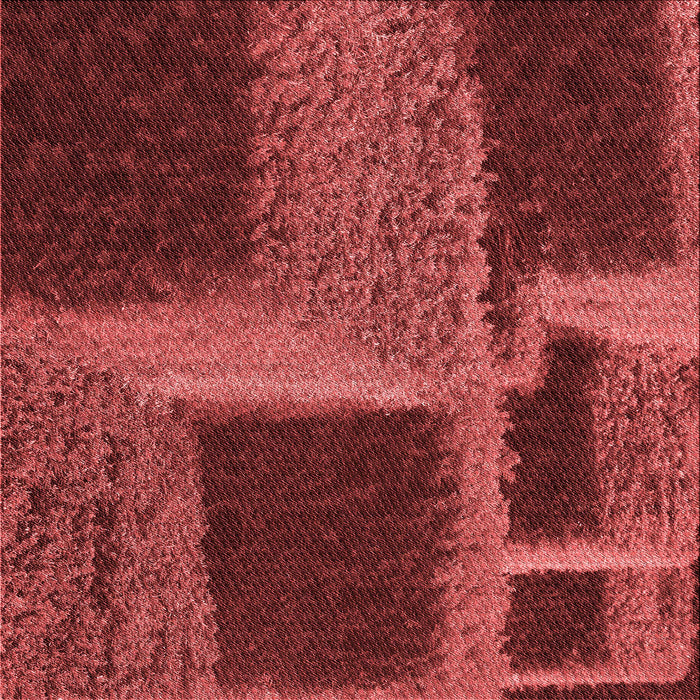 Round Patterned Red Rug, pat1624rd