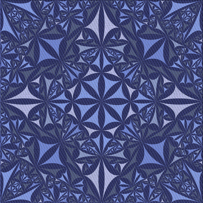 Round Machine Washable Transitional Denim Dark Blue Rug, wshpat1625blu
