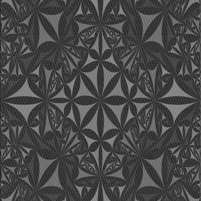 Machine Washable Transitional Charcoal Black Rug, wshpat1625gry