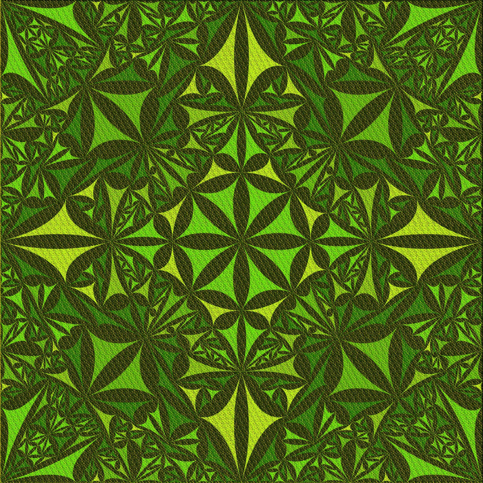 Round Patterned Dark Forest Green Rug, pat1625yw