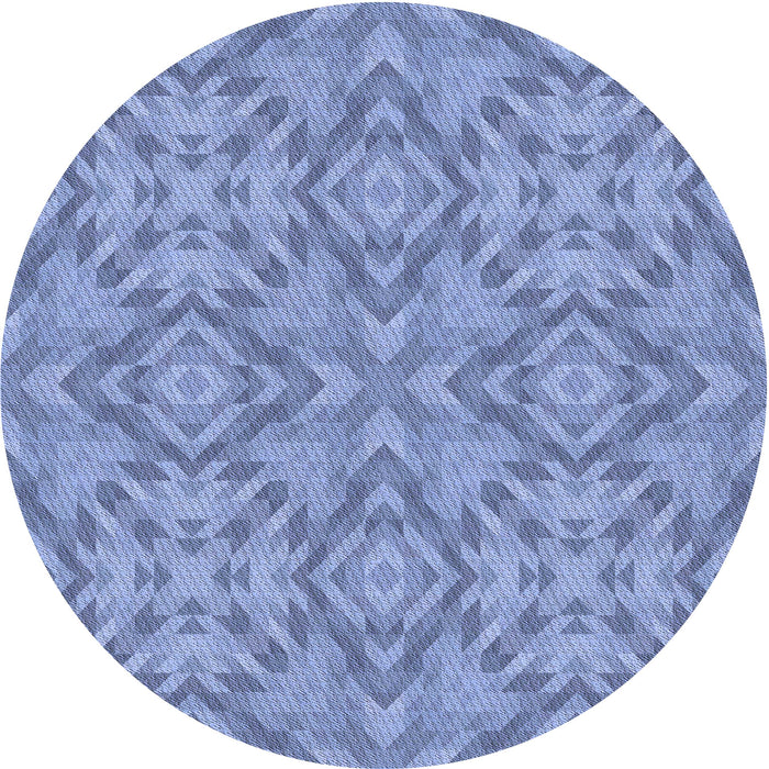 Square Machine Washable Transitional Denim Blue Rug in a Living Room, wshpat1626blu