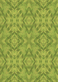 Machine Washable Transitional Pistachio Green Rug, wshpat1626brn