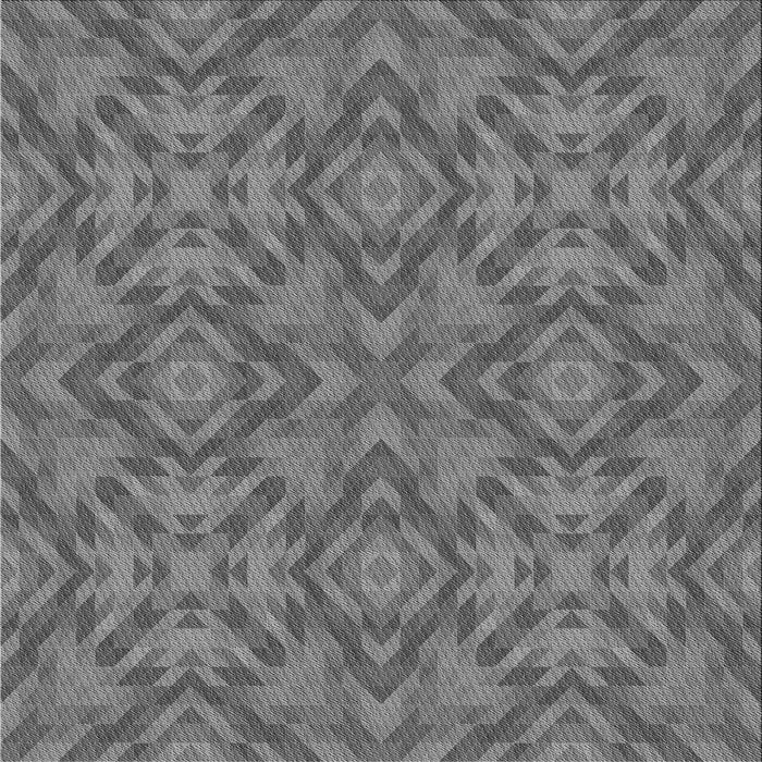 Round Patterned Gray Rug, pat1626gry