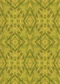 Machine Washable Transitional Dark Yellow Green Rug, wshpat1626org