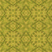 Round Patterned Dark Yellow Green Rug, pat1626org