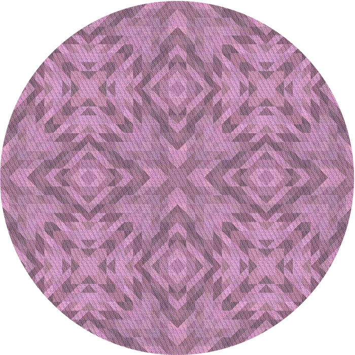 Square Machine Washable Transitional Pink Rug in a Living Room, wshpat1626pur