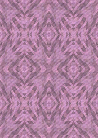 Machine Washable Transitional Pink Rug, wshpat1626pur