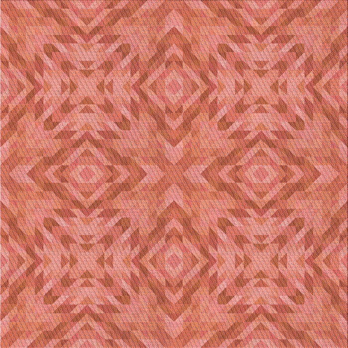 Round Machine Washable Transitional Coral Orange Rug, wshpat1626rd