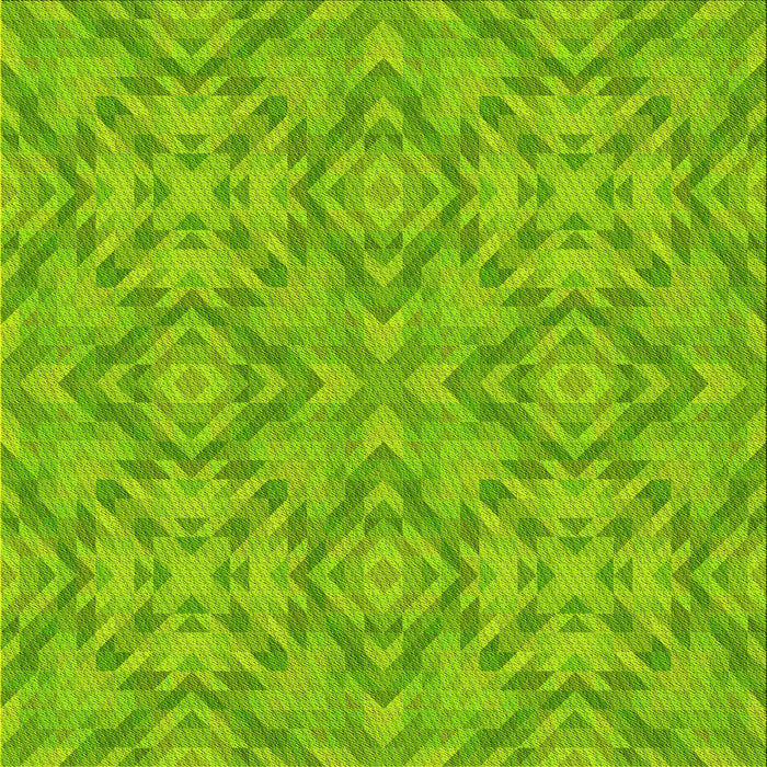 Round Patterned Apple Green Rug, pat1626yw